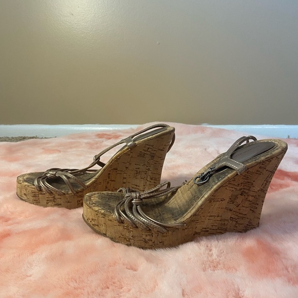 ❤️ Banana Republic wedge sandals! Size 8 US. - Picture 4 of 14